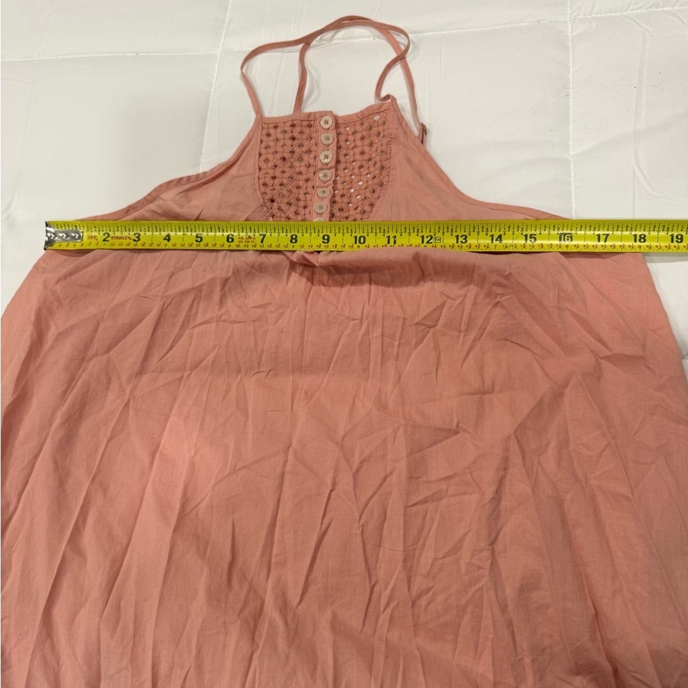 Free People Peach Ruffle Detail Top - Picture 5 of 7